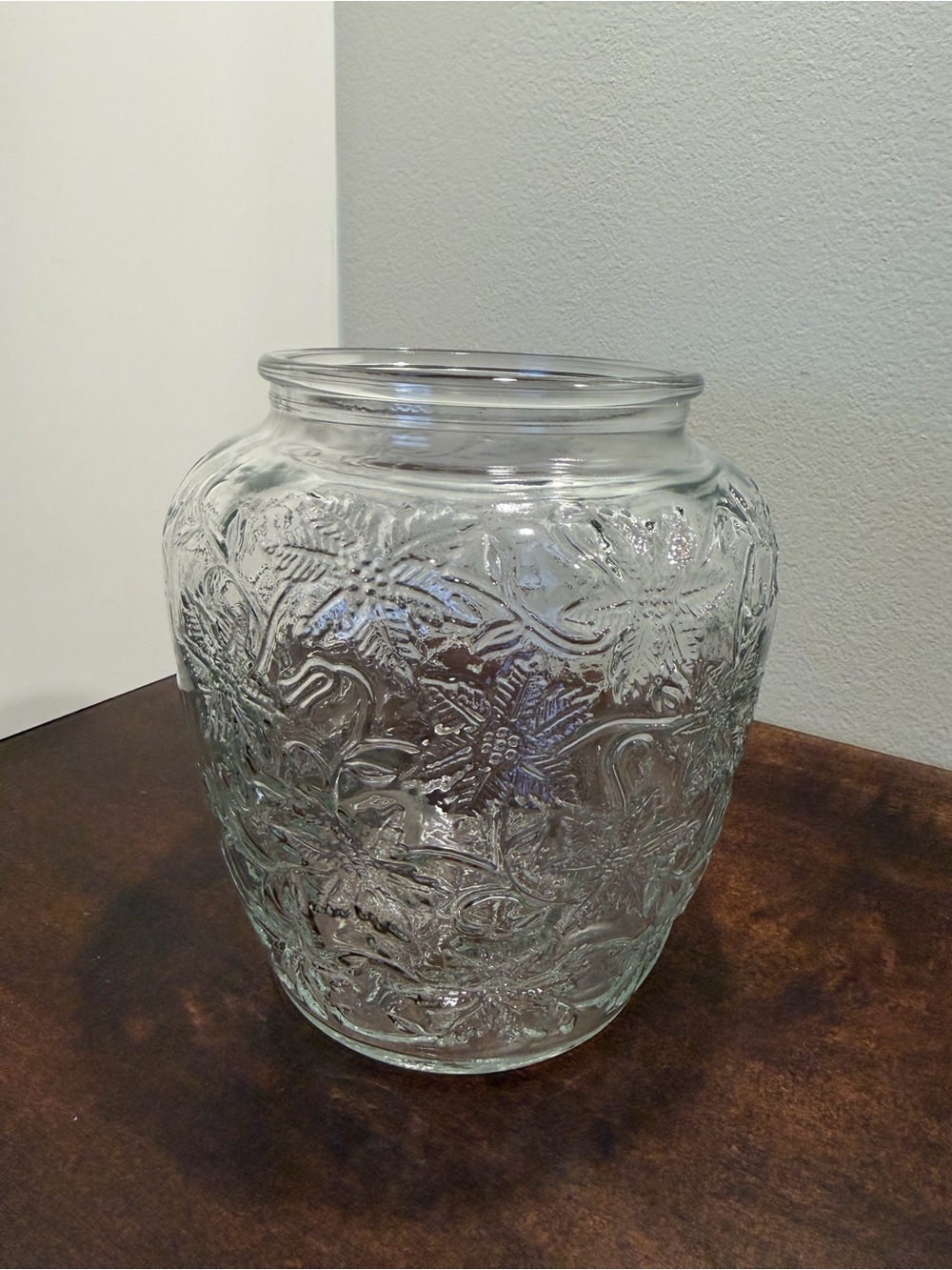 Princess House Fantasia Medium Canister only, no lid, 6”h, item # 5213